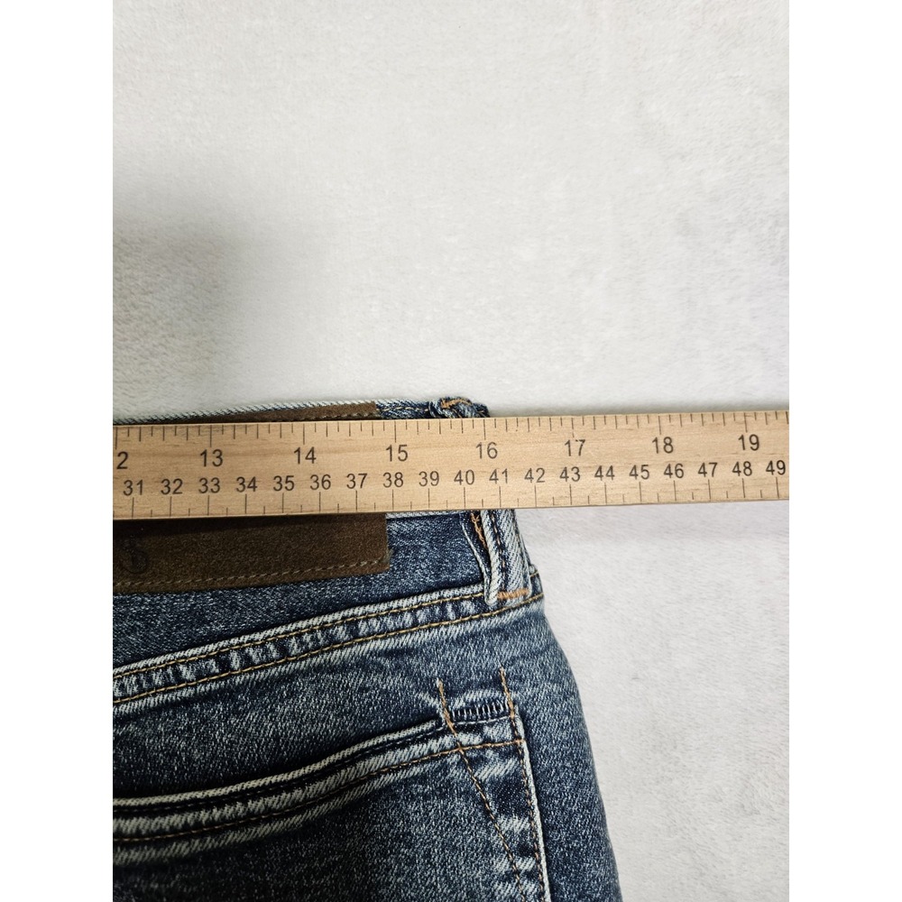 Todd Snyder Denim Blue Jeans Stretch 5-Pocket Straight Fit Men Size 32x31 - Picture 9 of 11